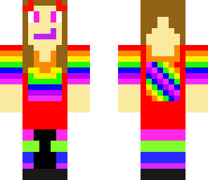 rainbow girl