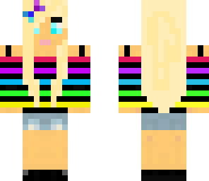 rainbow girl