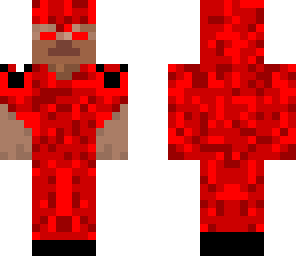 herobrine's red suit