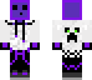 purple slime with hoodie