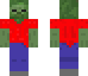 red shirted zombie