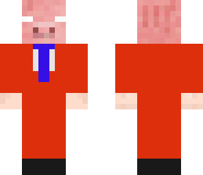 tuxedo herobrine pig