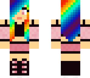 rainbow hair