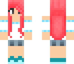pink hair girl