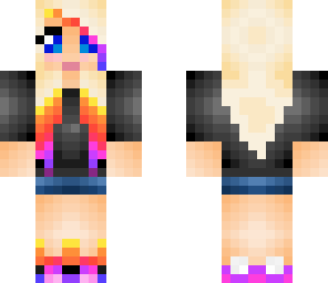 rainbow girl