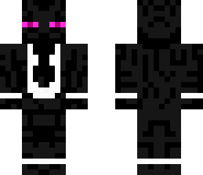 enderman by man in black