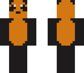 epic orange panda