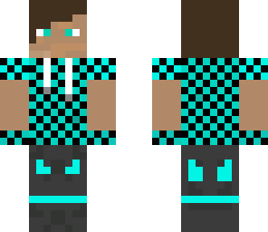 boy checkered hoodie