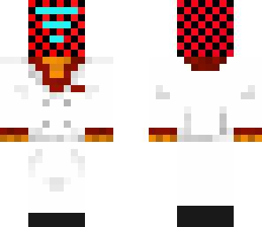 red and black head