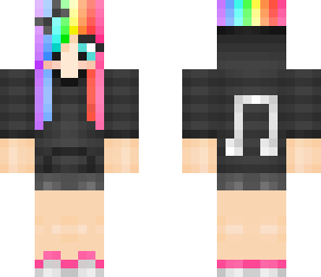 rainbow girl cuteie