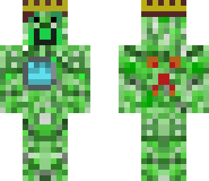 minecraftore_o's skin with fire creeper emblem