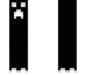 black and white creeper