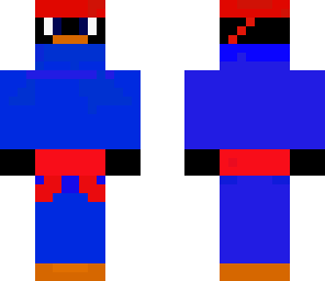 blue ninja penguin
