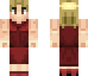 red dress