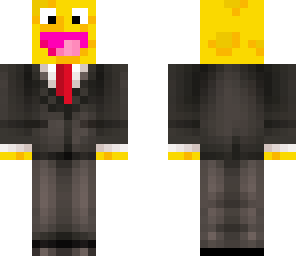 cheese man with tux