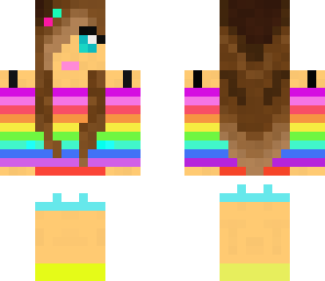 happy rainbow girl