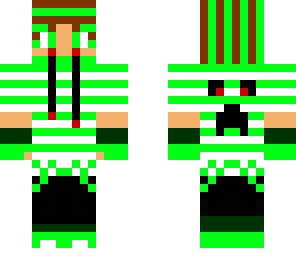 minecraft creeperhoodie-no sleeves