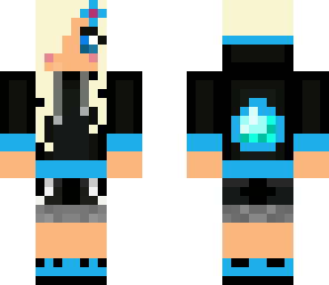 blue girl diamond