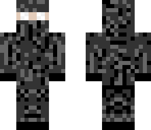herobrine in a bedrock ninja suit
