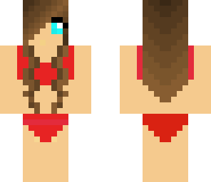 red bikini girl