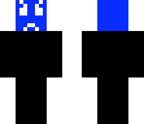 blue man