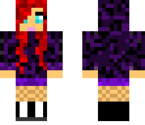 purple shade girl