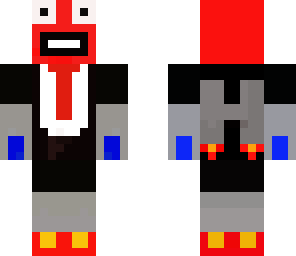 red gun person