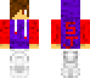 purple red swag