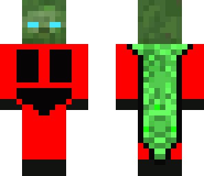 headless red man
