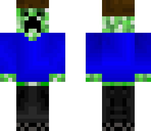 creeper in blue