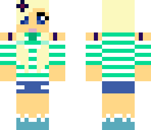 cuttie in a stripe shirt