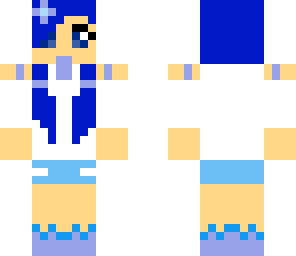 blue hair girl
