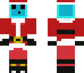 blue santa slime