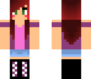 cute girl with red hair and a cardigan