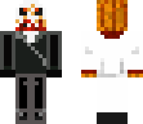flaming skull guy