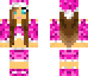 pink santa girl