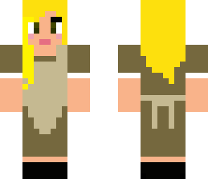 blonde poor girl