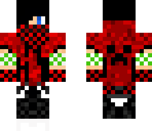 red hoddie bandana man ninja flame ninja