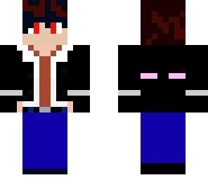 gaby con campera de enderman