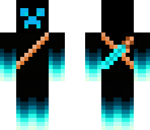 creeper with diamond sword