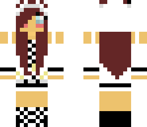 panda girl brunette