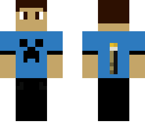 awesome creeper shirt with torch
