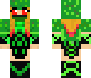 green camo ninja girl
