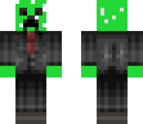 creeper in a tux