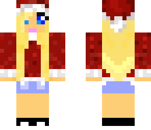 christmas girl blonde
