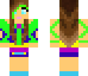 awesome green girl