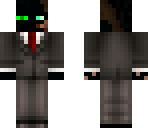 enderman steve in suit