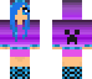 girl with black creeper
