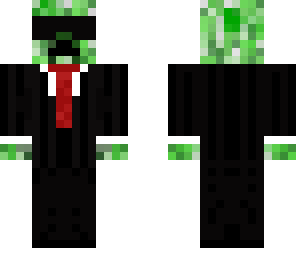 creeper in a tuxedo