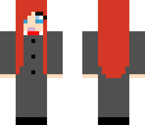 girl with a suit